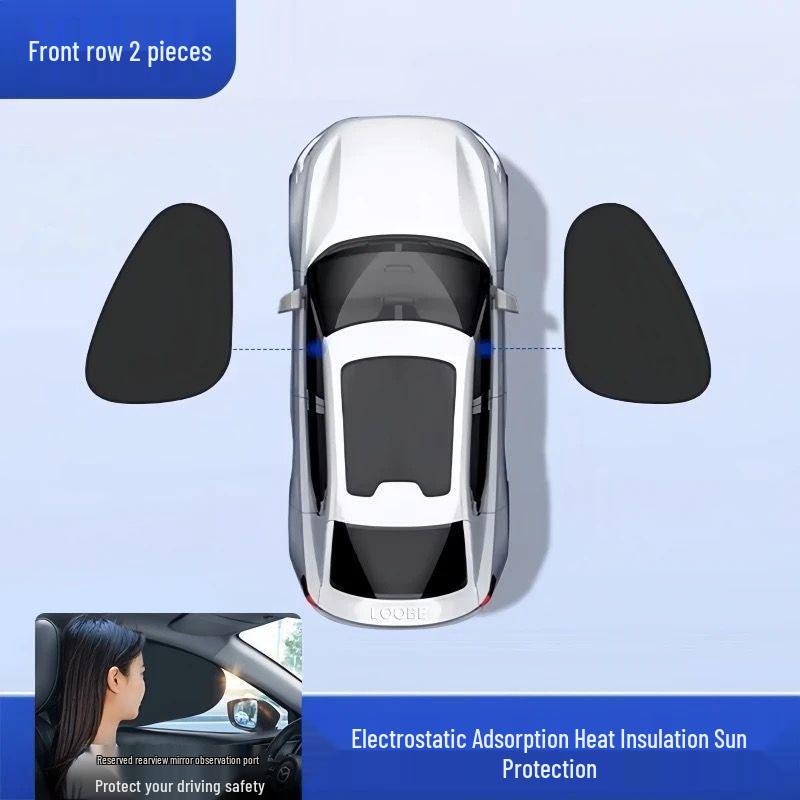 Car Window Sun Shade Privacy Curtain for Heat and UV Protection