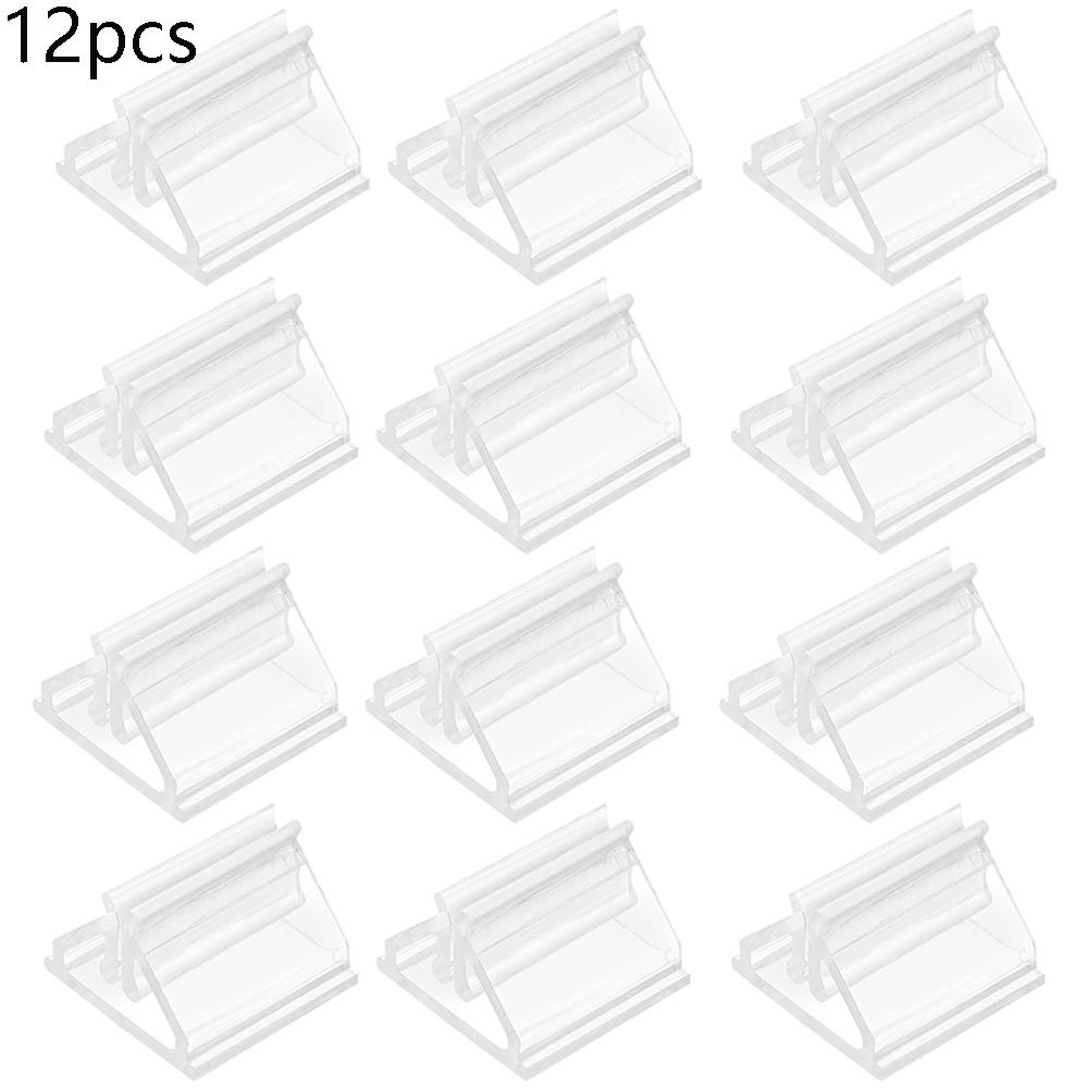 

12/24/48Pcs Mini Clear Stands Place Card Holders Table Number Stands Card Base Stand for Table Photos Games Wedding Party Decor