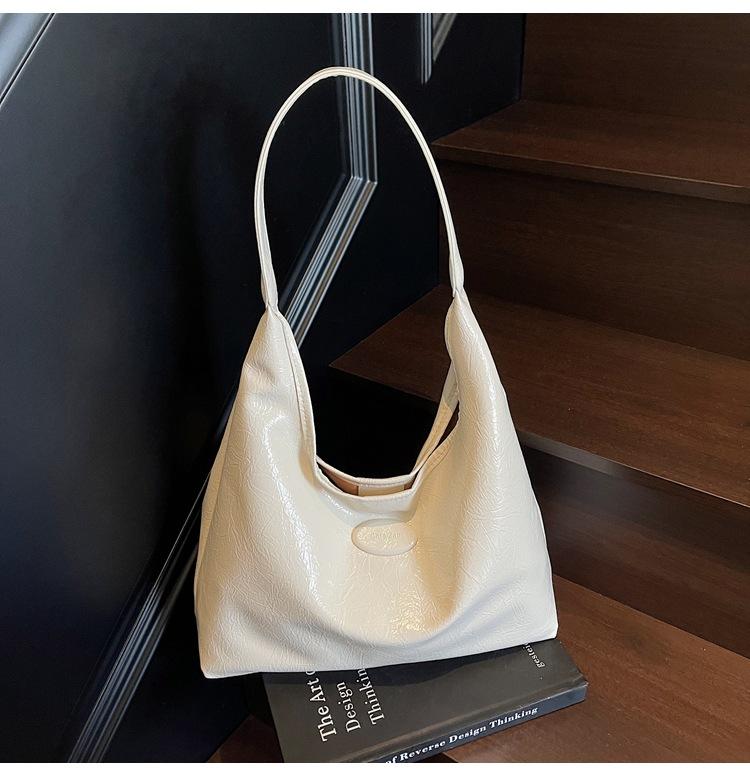 Premium Sense Large Capacity Tote Bag Women's 2025 New Retro Underarm Commuter Bag Fashion Casual Shoulder Bag Tide