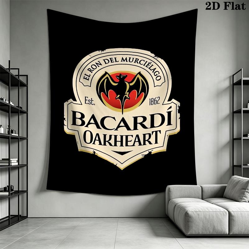 Bacardi Wandkleed Esthetisch Wandkleed Bedrukt Stof Deken Decoratieve Wandkleden voor Slaapkamer Woonkamer Huisdecoratie
