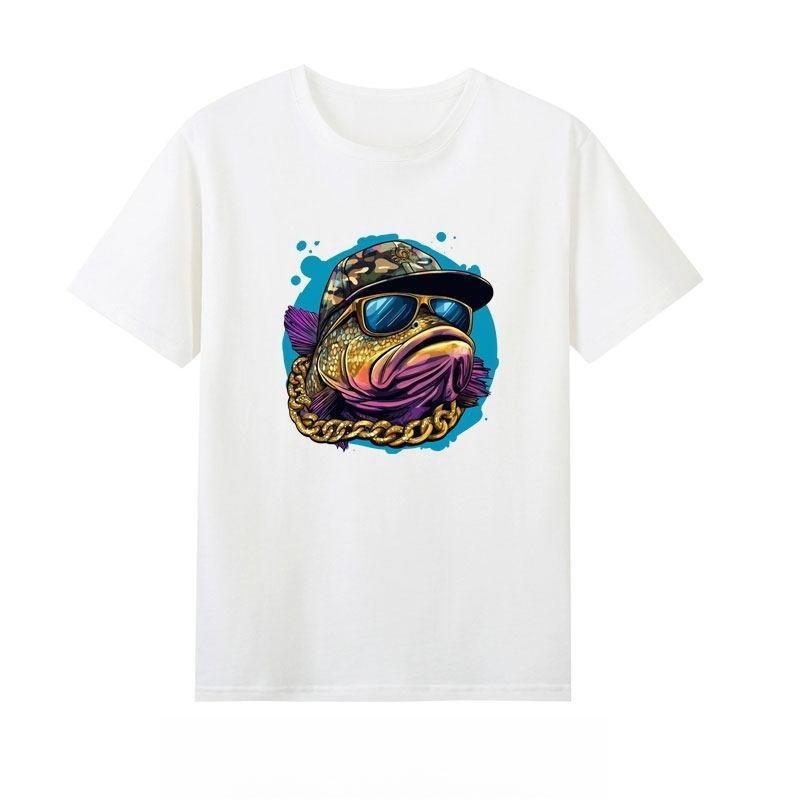 

Cool Hip Hop Bass Fish Graphic T Shirt for Unisex 100 Cotton Oversized Fishing Streetwear 2026 New T Shirts Harajuku 3XL