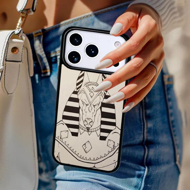 Egypt Nefertiti Anubis Ankh Phone Case For iPhone 17 Air 14 15 13 12 Max Cover For Apple 14 15 16 16e 11 Pro Max Plus
