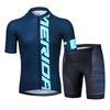 Men Women Cycling Jersey Shorts Set Quick Dry Breathable Bike Riding Outfit Road Mountain Biking