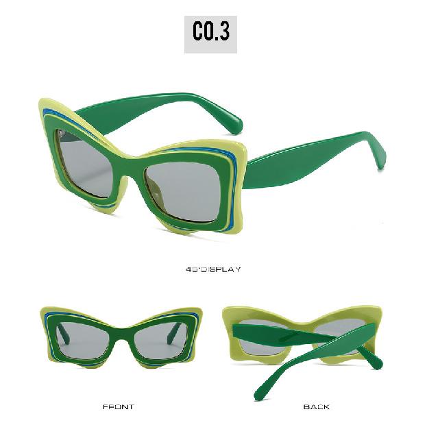 Cool Square Frame Sunglasses, Outdoor Stage Performance Sunglasses, Unisex Eyewear