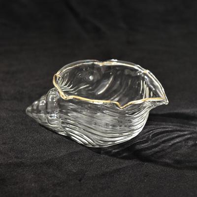 Bol transparent pentru înghețată, pahar decorativ din sticlă cu fructe pentru salată, gustare, fleac, desert