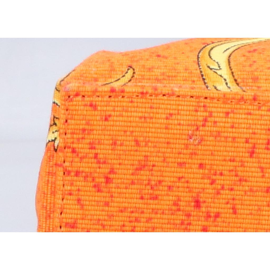 GIANNI VERSACE [Beautiful Condition] Sunburst Jewelry Drawstring Bag Pouch Orange / multicolorUsed