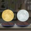 3D Painting Magnetic Levitating 14cm Moon Lamp Levit Floating Moon Light LED Smart Desk Lamp Office Home Decor Creative Gift