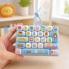 Clear Key Sounds Stress Relief Decompression Toy 26-key Keyboard Toy  Bag Ornament