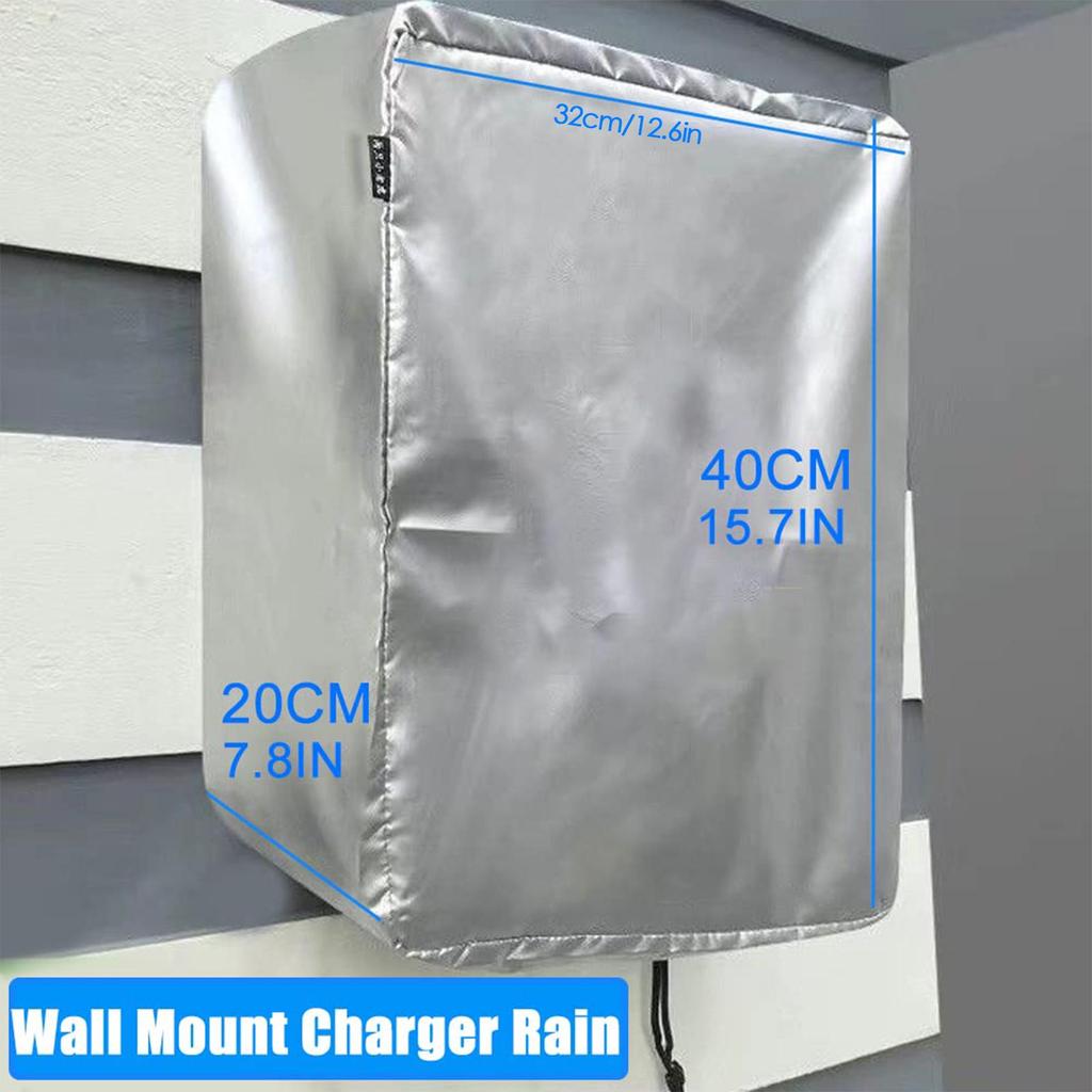 EV Charger Plug Port Protection Outdoor Dustproof Waterproof Rainproof Charging Cradle Cover For Car Charging Station EV Charger