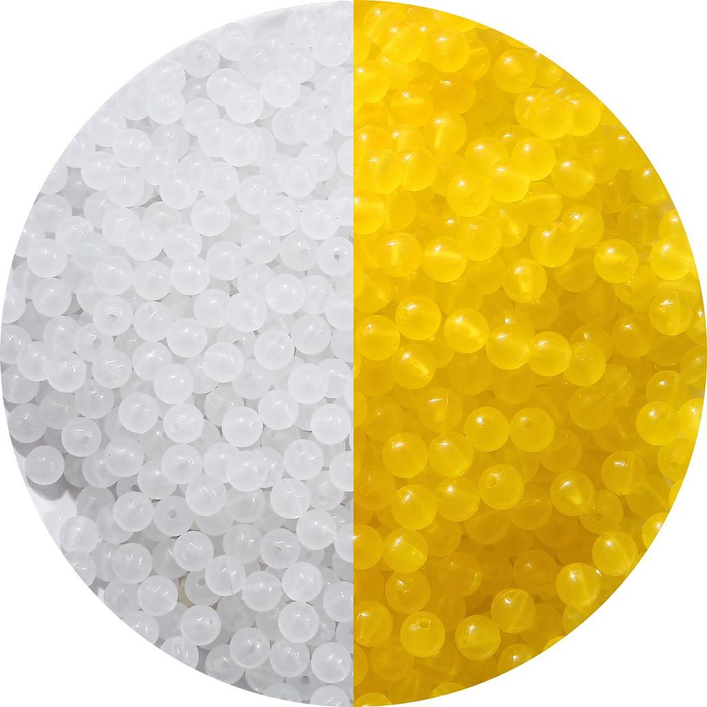 20g/bag 8mm Acrylic Beads Can Change Color Under UV Light DIY Bracelet Necklace Earrings Jewelry Accessories