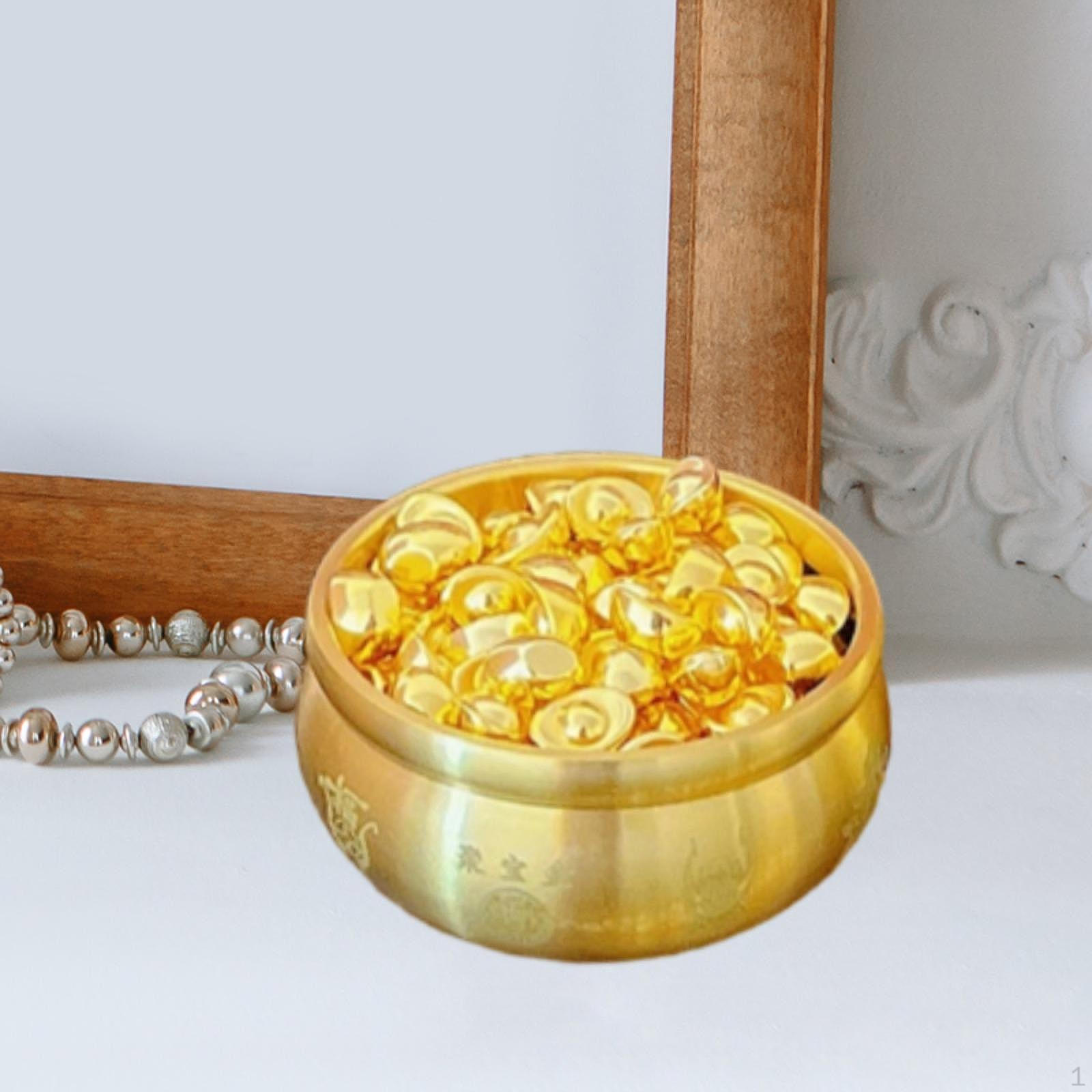 

Фэн-шуй Чаша сокровищ Настольное украшение Креативное ремесло Китайская удача Чаша богатства Декоративная для Small