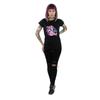 DC Comics Camiseta feminina/feminina de algodão Batman série de TV The Penguin Jellyfish