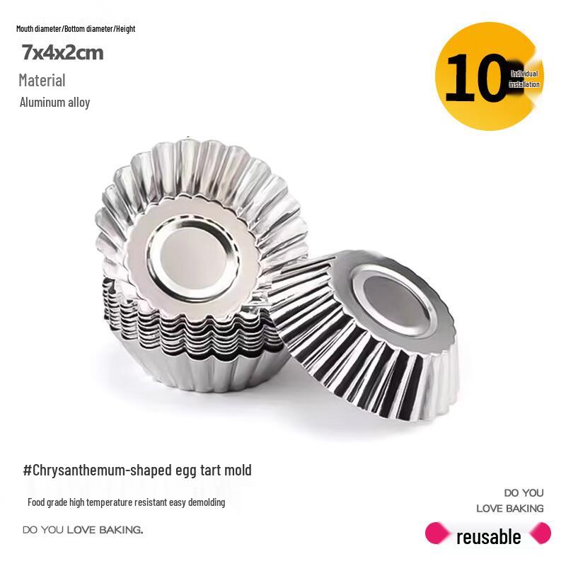 ZISIZ Мини-формы для выпечки из алюминия с антипригарным покрытием