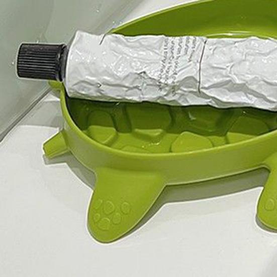 1/2Pcs Tortoise Soap Dish PP Material Soap Holder Shower Bathroom Kitchen Anti-Slip Soap Tray Home Decor