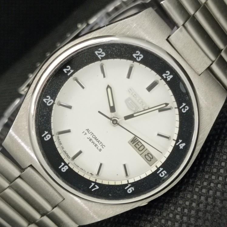 

Б/У ВИНТАЖНЫЕ ЧАСЫ SEIKO 5 АВТОМАТИЧЕСКИЕ 7009A ЯПОНИЯ МУЖСКИЕ ОРИГИНАЛЬНЫЙ ЦИФЕРБЛАТ a415783-2 SKU621d-a415783