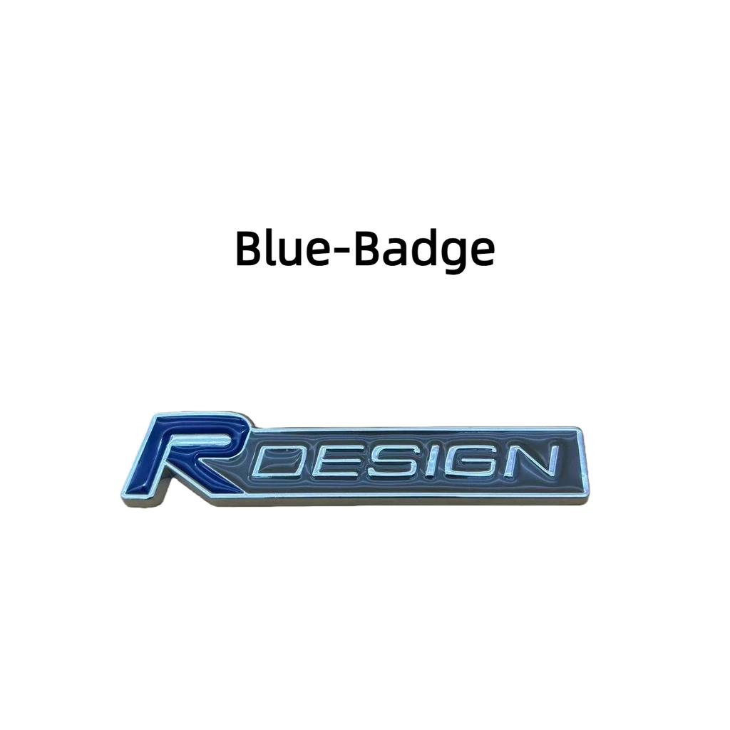 1 Satz Metall R DESIGN Styling Emblem, Auto Frontgrill Dekoration Badge Für V-o-l-vo Zubehör