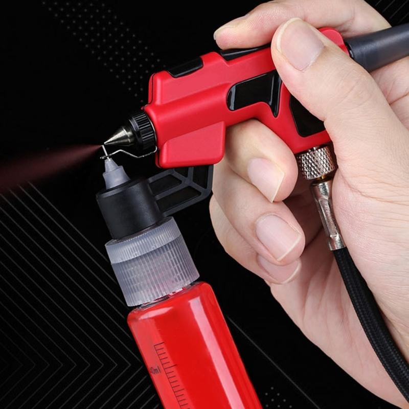 Professional Airbrush Set with Marker Rack Easy Sprayer Model Painting for Model Hobby Tool Set Easy Maintenance