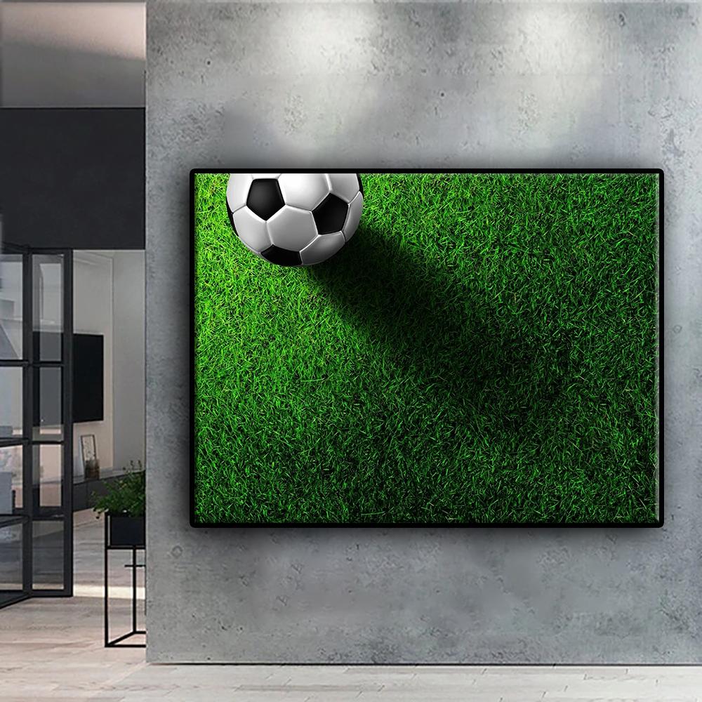 Popular 5D Diy Cross Stitch Soccer Sports Painting Full Drill Cross-Stitch Crafts Kit Wall Sticker Home Decor