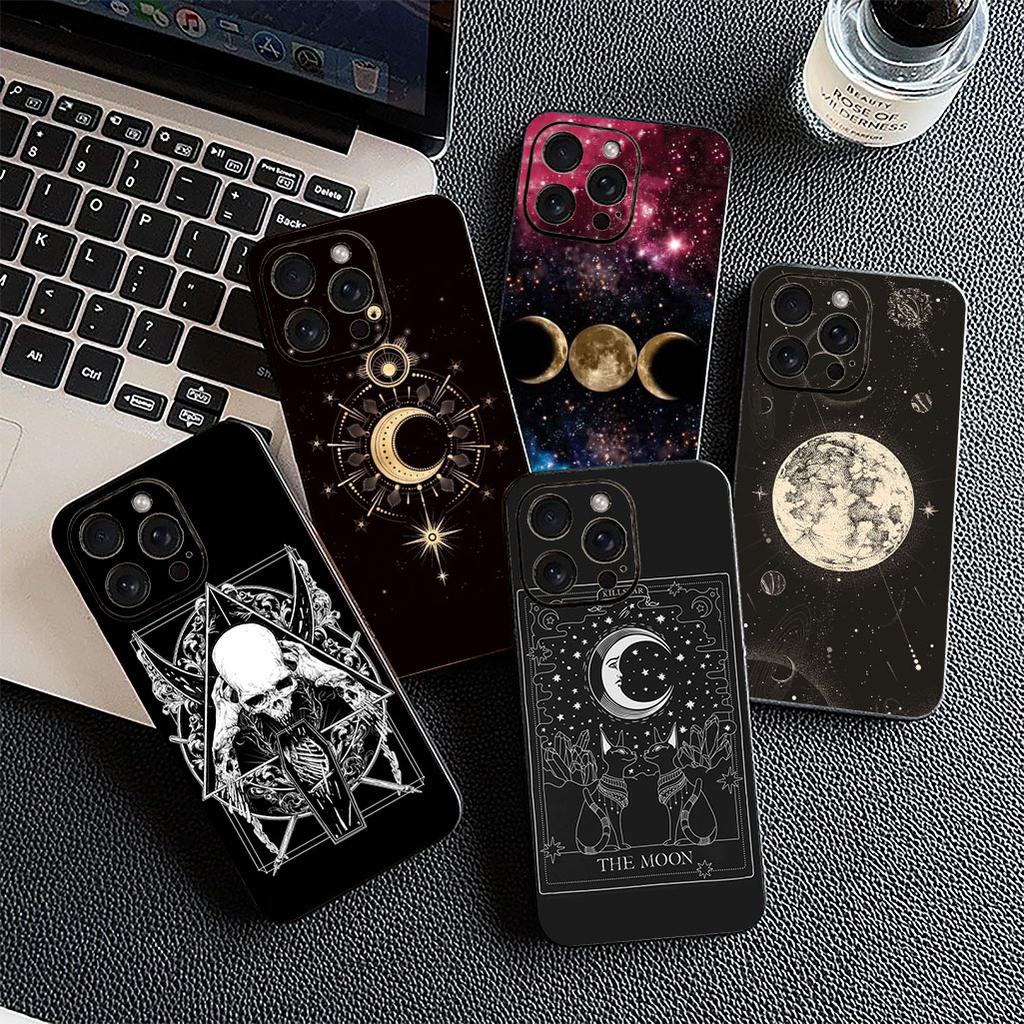 Witches Moon Tarot Mystery Totem Divine Witch for OPPO A40 A80 A60 A38 A79 A15 A16 A17 A18 A58 A78 A57 A53 A40M 4G 5G Phone Case
