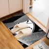 Shield With Star Emblem Printed Office Carpet Chair Cushion  Entryway Rug, Rugs for Living Room, Bedroom Christmas gifts