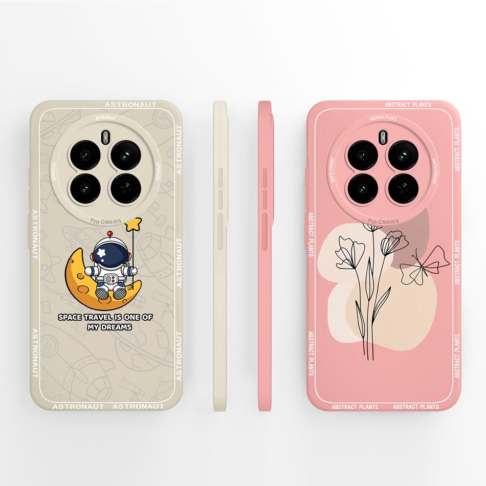 For Realme 13 Pro Plus Case Cute Panda Back Cover For Realme13 4G 5G Realme 13 Plus 13+ 13Pro+ Housing Liquid Silicone Bumper