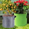 Faltbare Grow Bags Verdickte Stofftöpfe Pflanzenzucht Filz Grow Bags Baumpflanzung