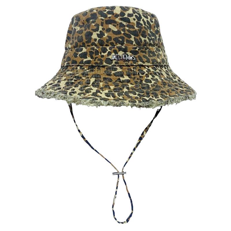 HyunA Fur-Edged Washed Cotton Fisherman Bucket Hat for Women - Trendy, Stylish Sun Hat for Shopping & Travel