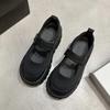 High Quality Fashion Retro Thick Bottom Mary Jane Shoes Chunky High Heeled Shallow Mouth Single Shoe Platform Sneakers for Women