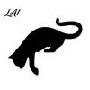 Vielseitige Wanddekorationen für Räume Holzschwarze Katze Tür-Topper Minimalistisches Silhouette-Rahmen-Schild Dekorativer Topper Eckdeko für Wohnzimmer Schlafzimmer