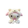 Melody Cinnamoroll Dog Kuromi Maid Outfit Series Plush Toy Stuffed Dolls Cute Cartoons Bag Pendant Kids Toy Children Baby Birthday Christmas Gifts