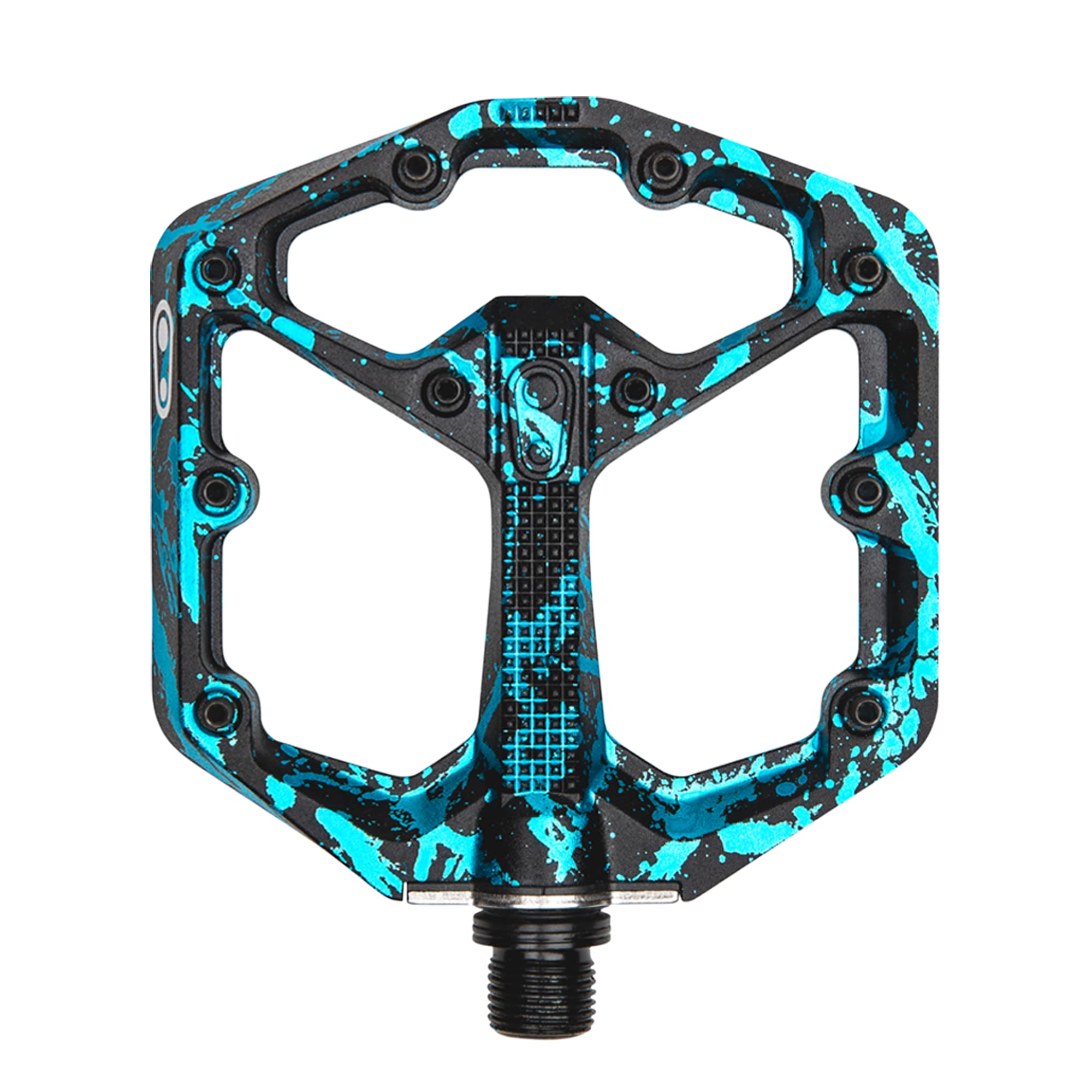 

Crankbrothers Stamp 7, алюминиевая педаль для горного велосипеда, синяя брызговика, маленькая