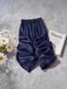 Tencel Linen High-Waist Wide Leg Pants - Women's 2026 Thin Style, Nine-Tenths Length, Straight Leg