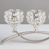 New Light Luxury Crystal Candlestick Candelabra Candle Holder Ins Wind Candlestick Dinner Candle Cup Wedding Centerpiece