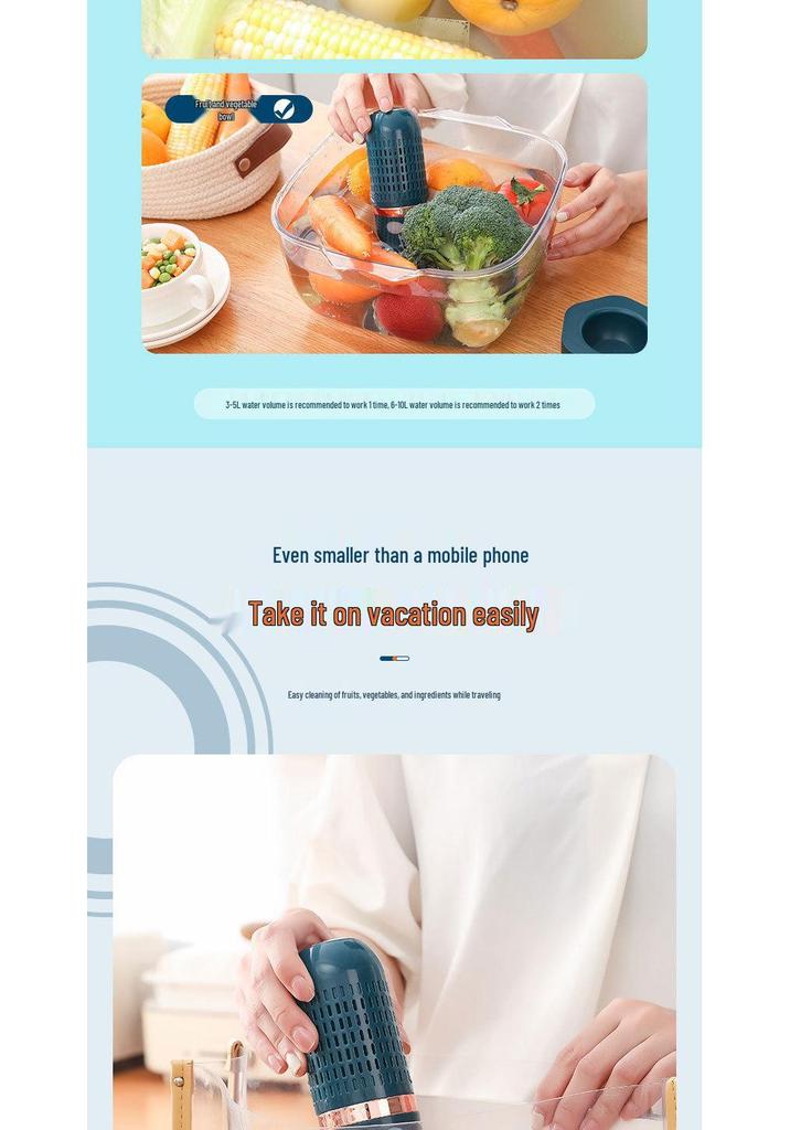 Cross-border Export Fruit and Vegetable Cleaner Washing Machine Purifier