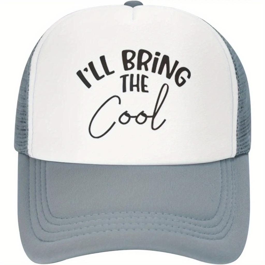 Ill Bring The Crazy Slogan Trucker Hat Funny Adult Unisex Polyester Baseball Cap Casual Party Gift