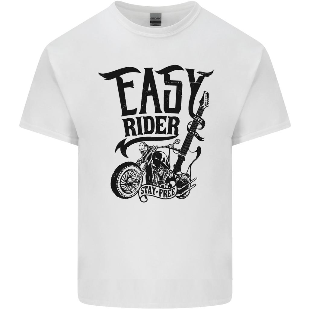 Easy Rider Motorcycle Motorbike Biker Unisexs Light Cotton TShirt