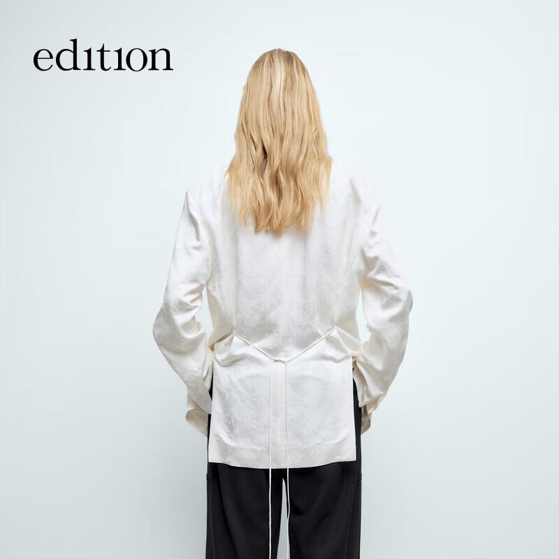 Women's New Chinese Style Jacquard Tie Blazer