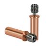 2PCS 3D Printer Extruder Copper Alloy Throat Tube 450 500 Celsius  High Temperature Resistance for   2 Neo Pro Plus 3D Printer Replacement Parts