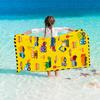 Construction Vehicle Beach Towel 1PC an Optimal Gift for Boys Swimming Pool Towel Comfortable with Fast Absorbency