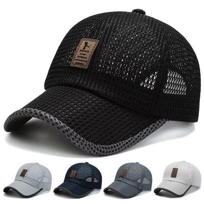 Unisex Label Mesh Breathable Baseball Caps Spring and Summer Outdoor Adjustable Casual Hats Sunscreen Hat Sports Cap