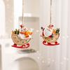 Resin Christmas Tree Hanging Ornament Snowman Xmas Pendant  Festive  Ornaments
