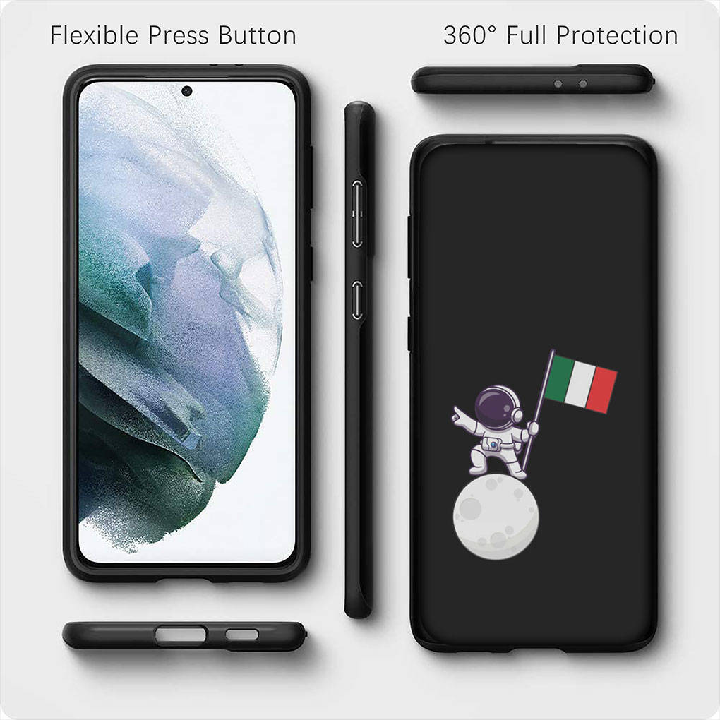For iPhone 16 15 X XR Samsung Galaxy S24 S23 Plus Xiaomi Redmi Note 13 12 11 Pro Max 9 10 14 OPPO Huawei Cover Italy Italia National Flag Phone Case