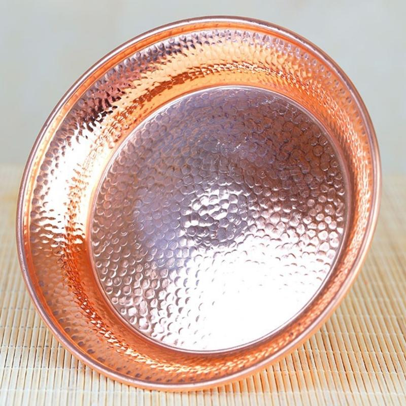 Taza Budista Tibetana de Cobre Hecha a Mano Cuenco de Ofrenda de Agua Budista Recipiente Ritual para Adoración en Templo Colección Cultural