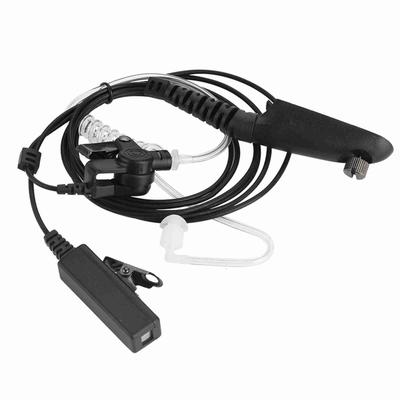 Auricolare Walkie Talkie a Prova di Radiazioni da 1,2 m con Tubo Acustico PTT per Motorola