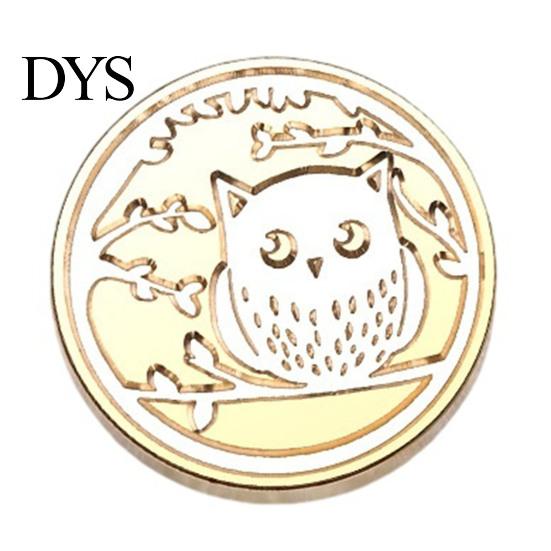Envelope Sealing Stamp Brass Wax Seal Head, Vintage European Embossed Relief Engraved Gift Package Head for Wedding Invitation Journal Wrapping