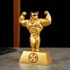 FLAMEER Lucky Cat Muscle Ornament Lucky Cat Good Luck Financial Luck Opening Celebration Business Success Store Gift Gift Shop Opening Decoration