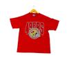 Vintage 90s SAN FRANCISCO 49ERS Big Image Nice Desisgn American Football Team Streetwear Sport Promo Red Colour Size Large