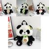 Cartoon Cute Panda Plush Backpack For Kids With Storage And Adjustable Straps