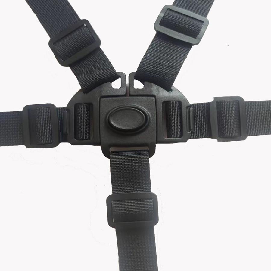 5-Point Safety Harness for Baby Strollers and High Chairs