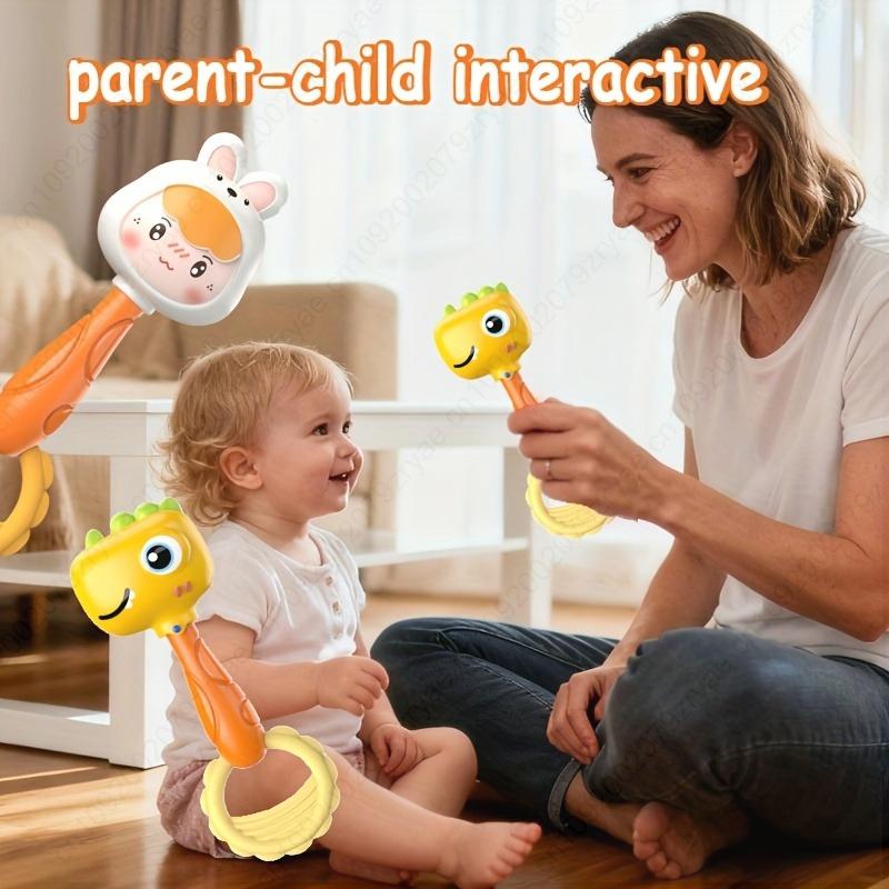 Interactive Sand Hammer Sensory Toy for Kids,  Auditory Stimulation & Motor Skills Development, Baby Toy, Playful Design